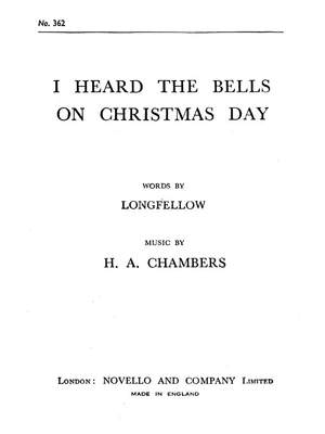 H.A. Chambers: I Heard The Bells On Christmas Day