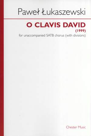 Paweł Łukaszewski: O Clavis David