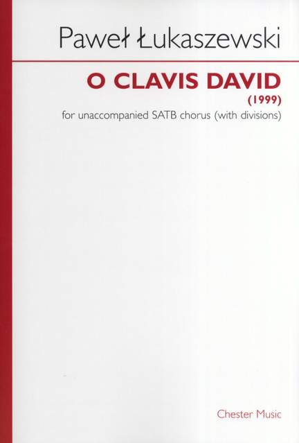 Paweł Łukaszewski: O Clavis David
