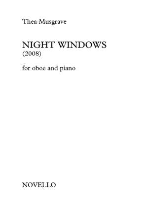 Thea Musgrave: Night Windows (Oboe/Piano)