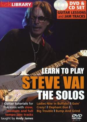 Steve Vai: Learn To Play Steve Vai - The Solos