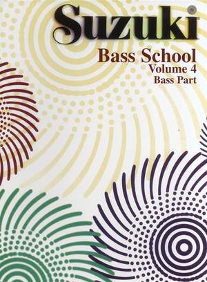 Suzuki Bass School Bass Part, Volume 4