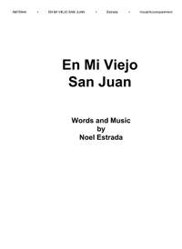 Noel Estrada: En Mi Viejo San Juan