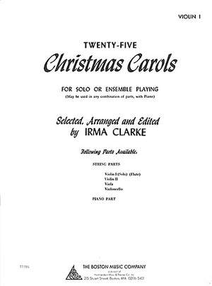 25 Christmas Carols - Violin 1