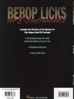 Bebop Licks for E-Flat Instruments Product Image