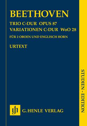 Ludwig van Beethoven: Trio In C Op.87/Variations In C WoO 28