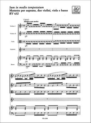 Vivaldi: Sum in medio Tempestatum RV632 (Crit.Ed.)