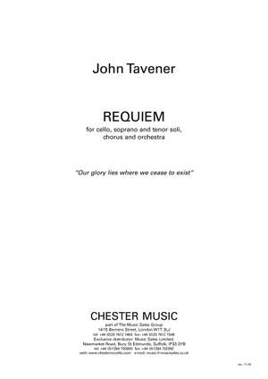 John Tavener: Requiem (Full Score)