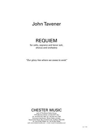 John Tavener: Requiem (Full Score)