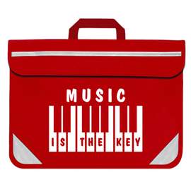 Mapac Music Bag: Music Is The Key (Red)