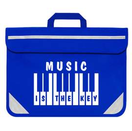 Mapac Music Bag: Music Is The Key (Blue)