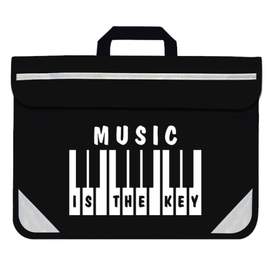 Mapac Music Bag: Music Is The Key (Black)