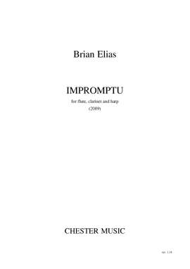 Brian Elias: Impromptu - Flute/Clarinet/Harp