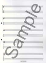 Ukulele Manuscript Paper Product Image