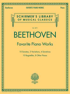 Ludwig van Beethoven: Beethoven - Favorite Piano Works