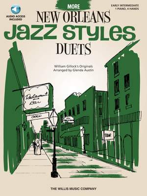William Gillock: More New Orleans Jazz Styles Duets - Book/Audio