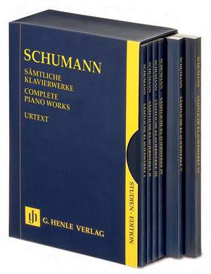 Robert Schumann: Sämtliche Klavierwerke - 6 Bände im Schuber