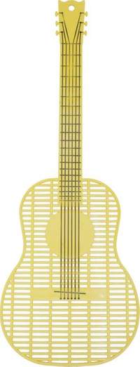 Guitar Shaped Fly Swatter - Assorted Colours