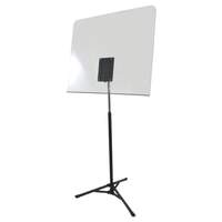 Manhasset acoustic shield deflector - transparent soundproofing stand ...