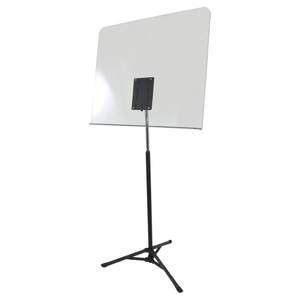 Manhasset acoustic shield deflector - transparent soundproofing stand
