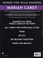 Mariah Carey: Songs For Solo Singers Product Image