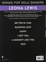 Leona Lewis: Songs For Solo Singers : Leona Lewis Product Image