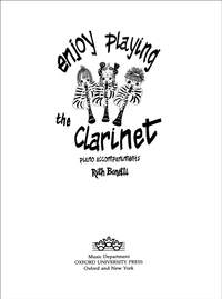 Bonetti: Enjoy Playing the Clarinet Piano Accompaniments