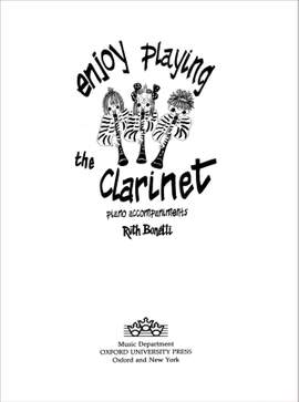 Bonetti: Enjoy Playing the Clarinet Piano Accompaniments