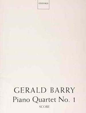 Barry: Piano Quartet No. 1