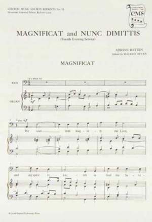 Batten: Magnificat and Nunc Dimittis from the Fourth Service