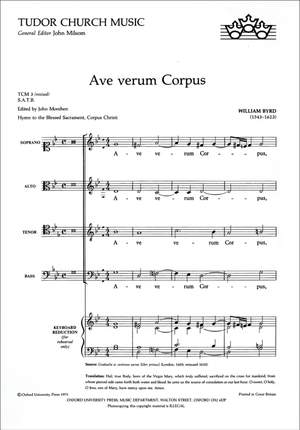 Byrd: Ave verum Corpus