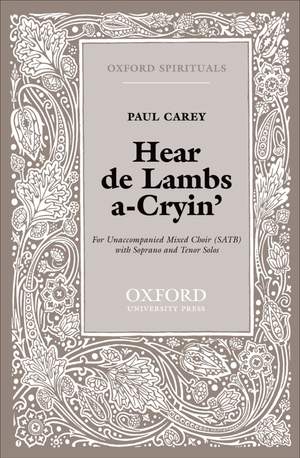 Carey: Hear de Lambs a-Cryin'