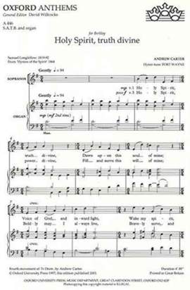 Carter: Holy Spirit, truth divine