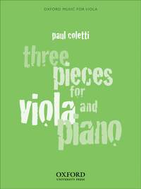 Coletti: Three Pieces for Viola and Piano
