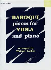 Forbes, Watson: Baroque Pieces for Viola and Piano