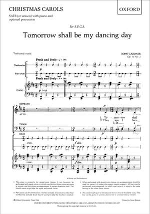 Gardner: Tomorrow shall be my dancing day