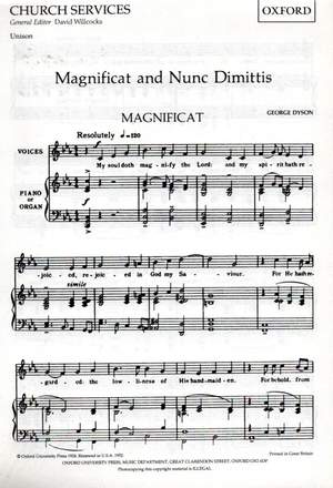 Dyson: Evening Service in C minor
