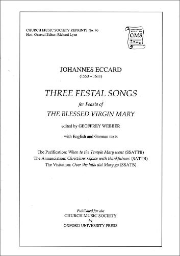 Eccard: Three Festal Songs
