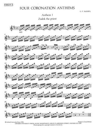 Handel: Four Coronation Anthems