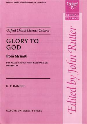 Handel: Glory to God from  Messiah