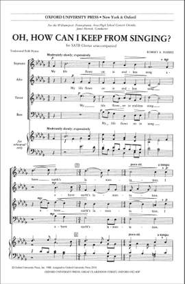 Harris: Oh, how can I keep from singing?