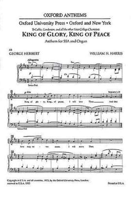Harris: King of Glory, King of Peace