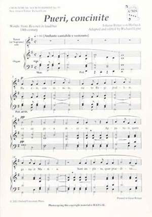 Herbeck: Pueri, concinite