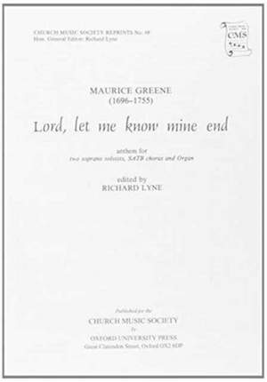 Greene: Lord, let me know mine end