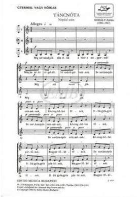 Kodály: Dancing-Song