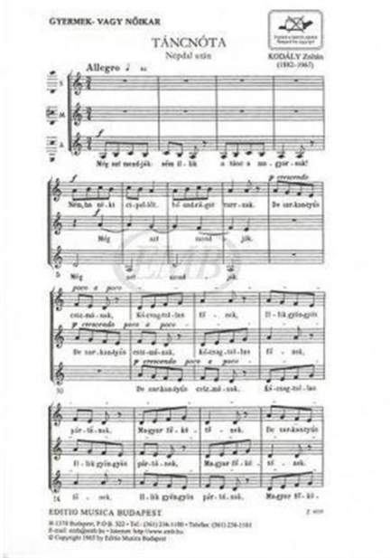 Kodály: Dancing-Song