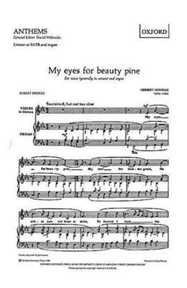 Howells: My eyes for beauty pine