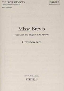 Ives: Missa Brevis