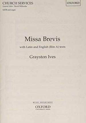 Ives: Missa Brevis