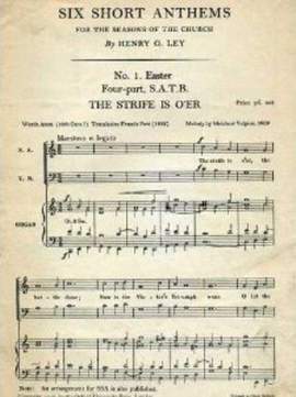 Ley: The strife is o'er
